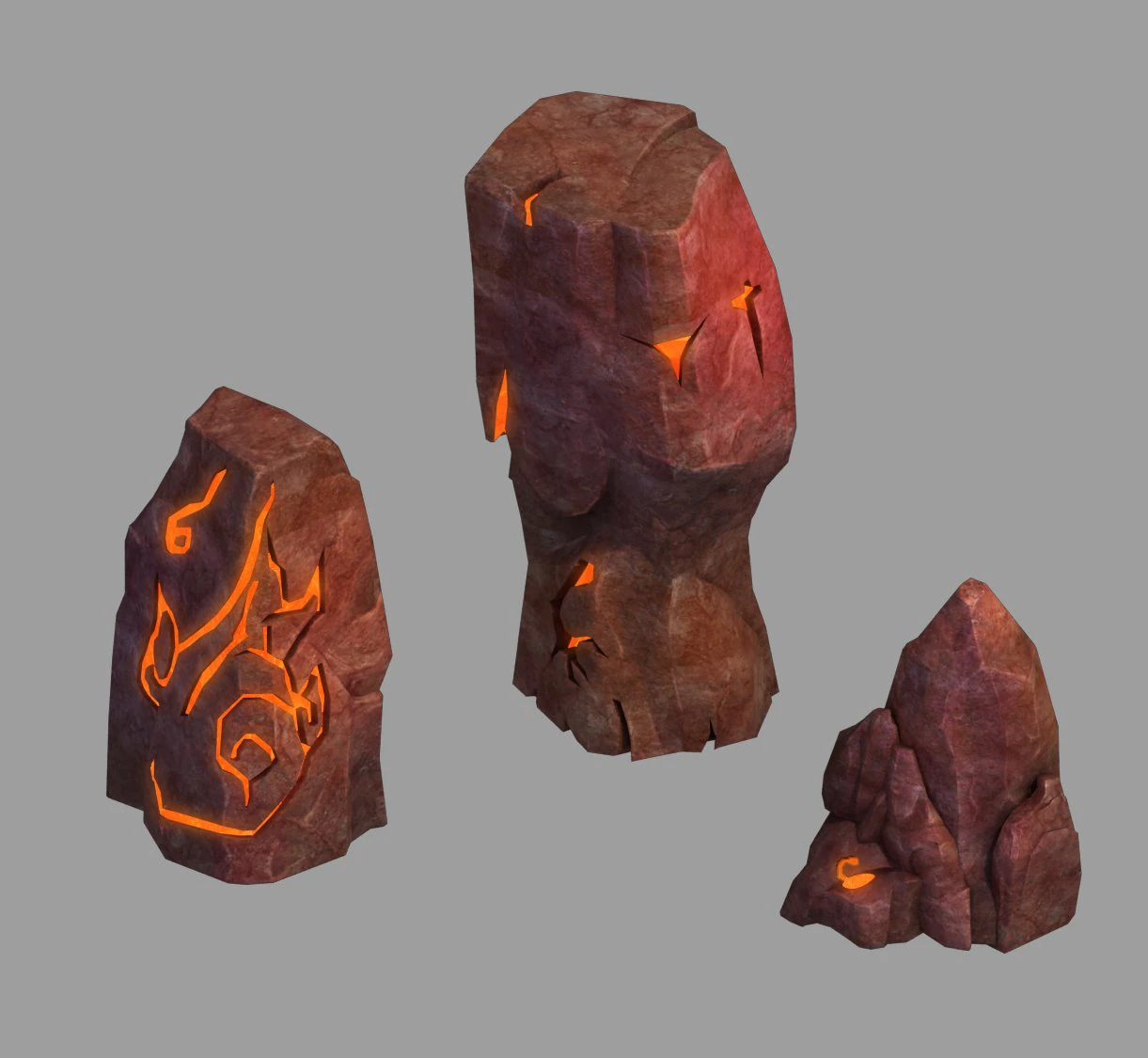 not zhoushan - volcano - stone 02 3D Model .c4d .max .obj .3ds .fbx .stl .blend