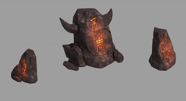 not zhoushan - volcano - stone 03 Modelo 3D .c4d .max .obj .3ds .fbx .stl .blend 