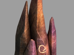 not zhoushan - volcano - shiya 02 3D Model