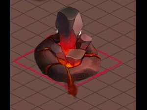 not zhoushan - volcano - magma mouth 01 3D Model