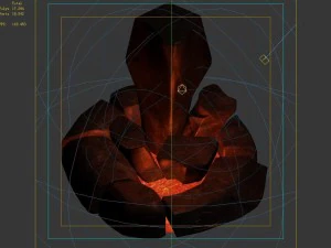 not zhoushan - volcano - magma mouth 01 3D Model