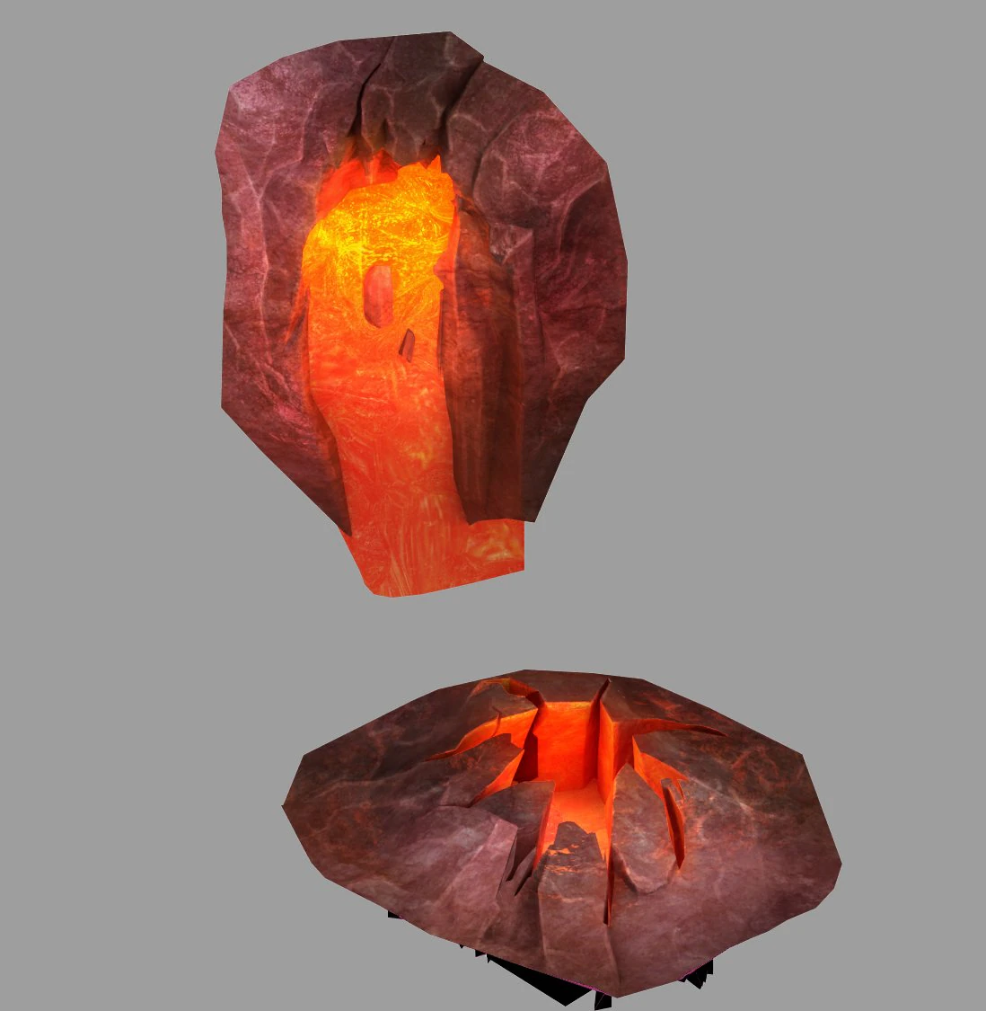 not zhoushan - volcano - magma mouth 06 3D Model .c4d .max .obj .3ds .fbx .stl .blend 