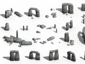 remaining - ancient stone 01 Modello 3D