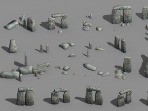 remaining - ancient stone 01 Modello 3D