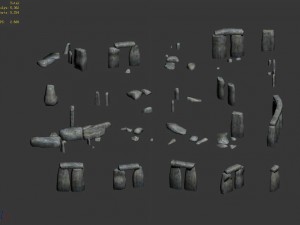 remaining - ancient stone 01 Modello 3D