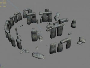remaining - ancient stones 03 Model 3D