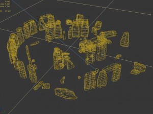 remaining - ancient stones 03 Model 3D