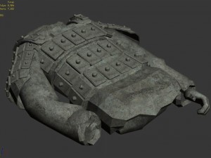broken soldier statue - stone rubble 01 3D 模型