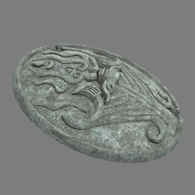 broken soldier statue - stone rubble 04 Modèle 3D .c4d .max .obj .3ds .fbx .stl .blend 