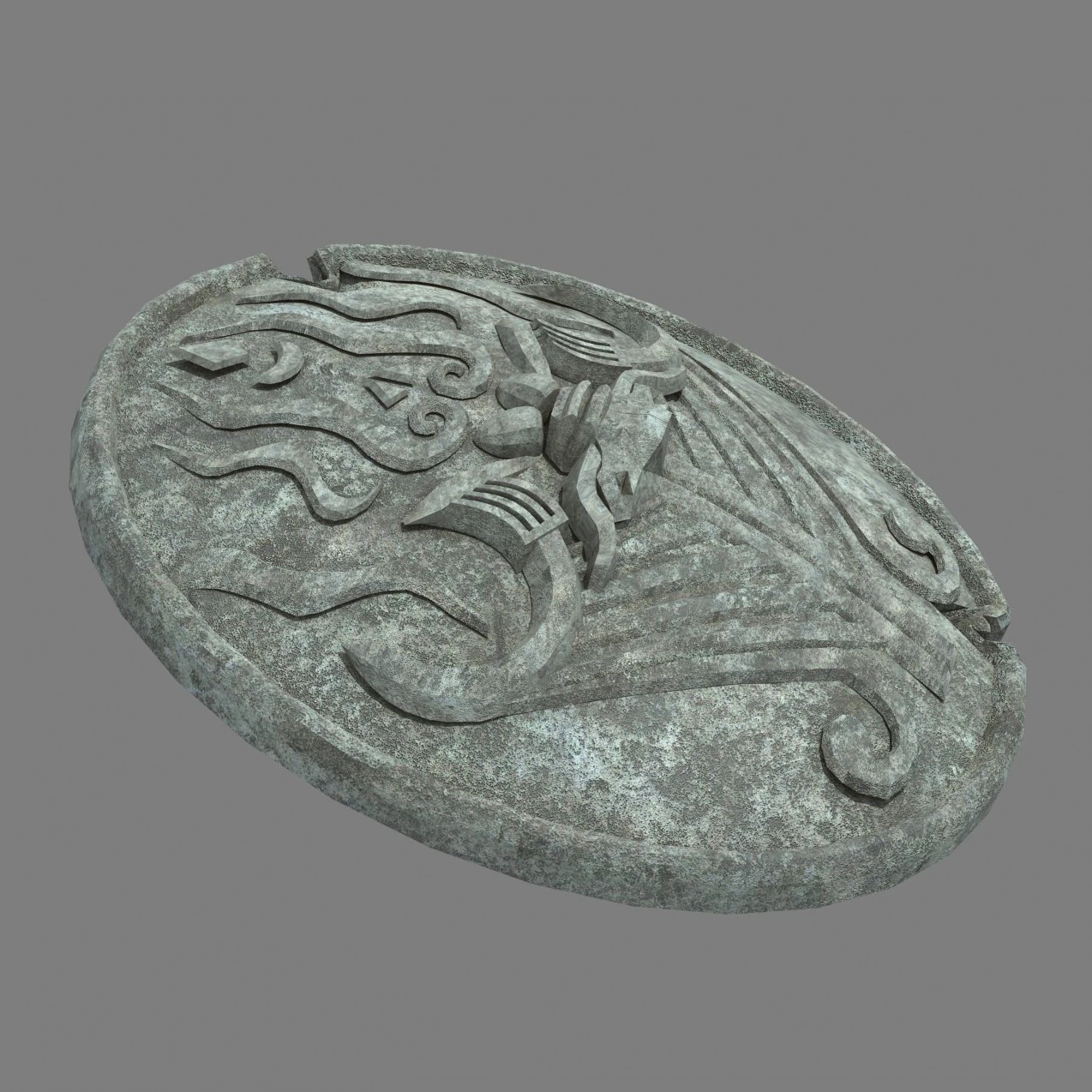 broken soldier statue - stone rubble 04 3D Model .c4d .max .obj .3ds .fbx .stl .blend