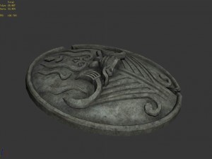 broken soldier statue - stone rubble 04 Modèle 3D