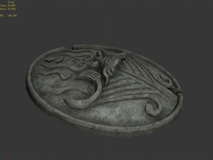 broken soldier statue - stone rubble 04 Modèle 3D