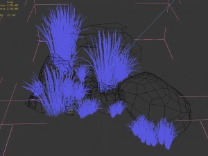 bushes - gravel 01 3D Модель