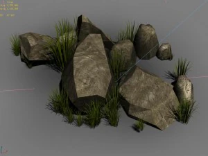 brushwood - gravel 03 3D Model