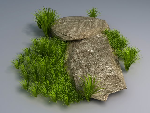 brushwood - gravel 05 Modello 3D .c4d .max .obj .3ds .fbx .stl .blend 