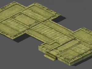 kota - pemakaman xilaicheng lantai 23 Model 3D