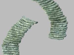 mountain - stone staircase 12 Modello 3D