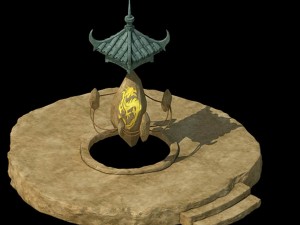 taoist - gossip tai chi - road furnace Modèle 3D