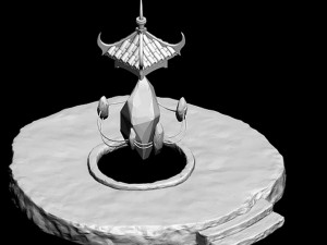 taoist - gossip tai chi - road furnace Modèle 3D