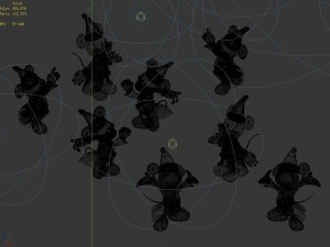 disney - mickey statue 03 Modello 3D