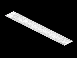 disney main city - ground surface 01 3D Model