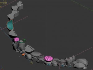 disney - seaside stone 02 3D Model