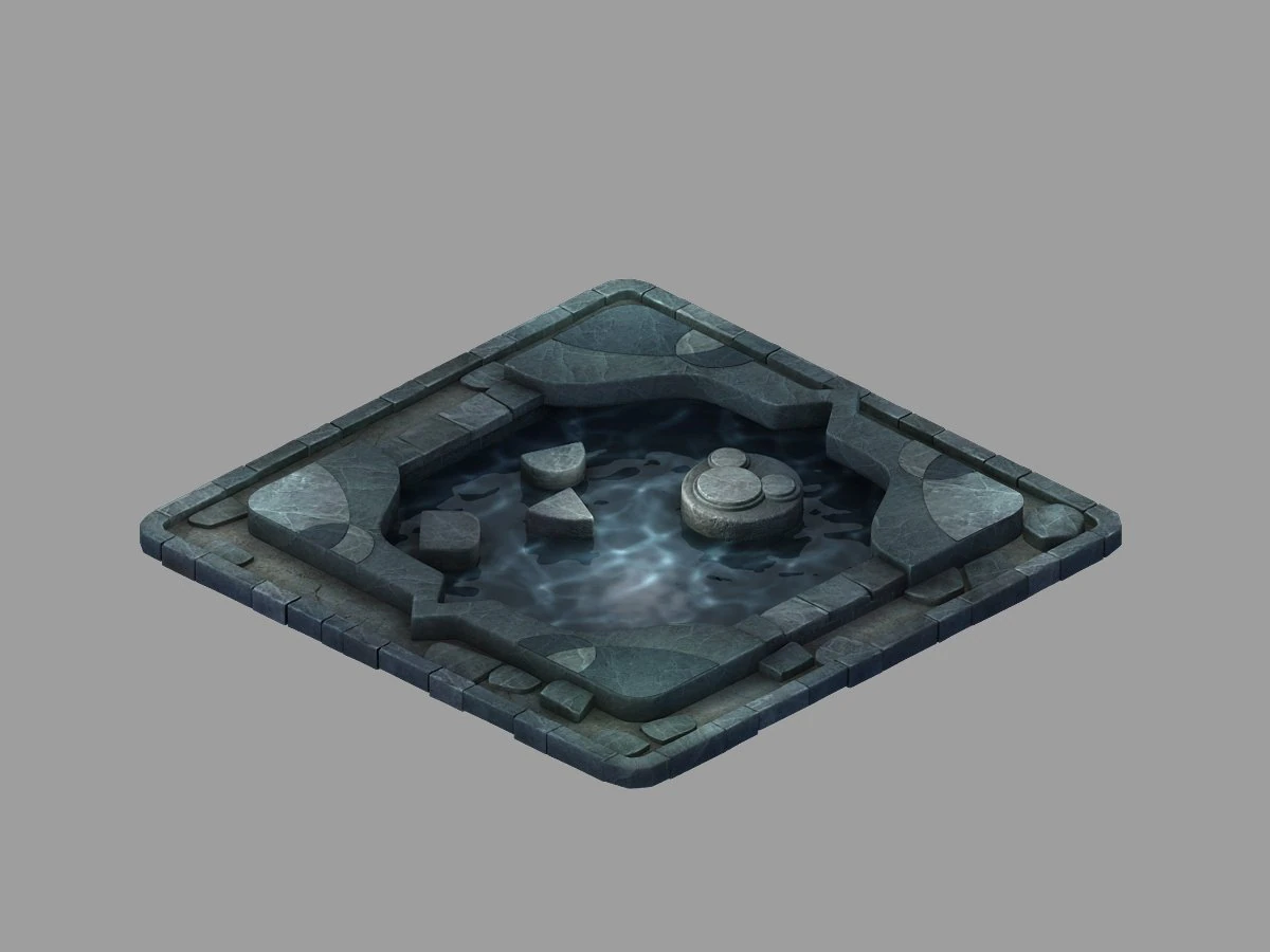 disney main city - floor 01 3D Model .c4d .max .obj .3ds .fbx .stl .blend 
