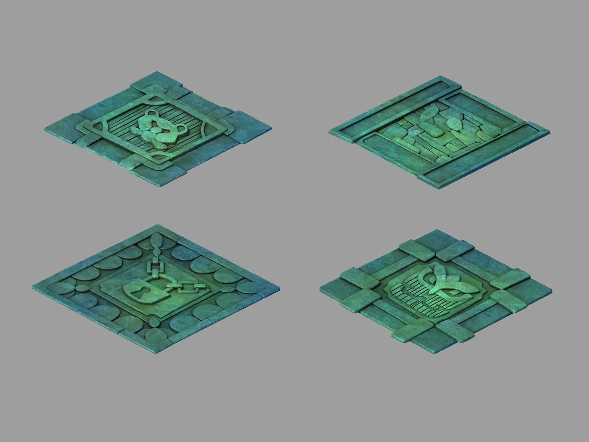 disney main city - surface pattern 02 3D Model .c4d .max .obj .3ds .fbx .stl .blend 