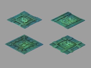 disney main city - surface pattern 02 Modello 3D
