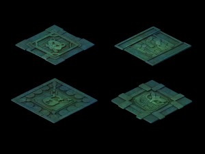 disney main city - surface pattern 02 3D Model