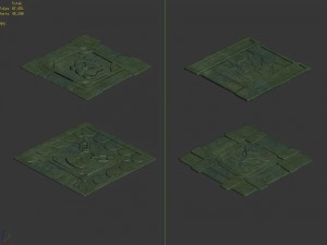 disney main city - surface pattern 02 3D Model