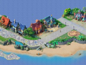 disney main city - ground 05 Modelo 3D