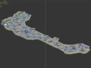 disney main city - ground 05 Modelo 3D