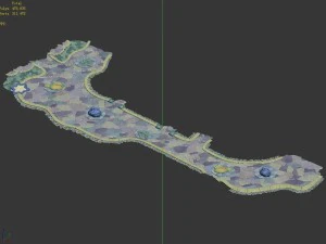 disney main city - ground 05 3D Model