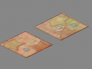 disney main city - ground 23 Modello 3D