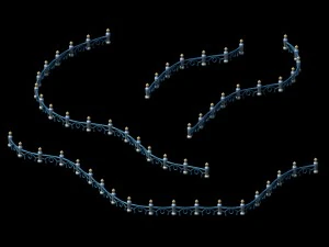 disney main city - fence 02 3D Model