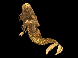 disney main city - mermaid 066 3D Модель