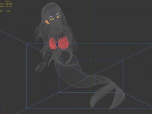 disney main city - mermaid 066 3D Модель
