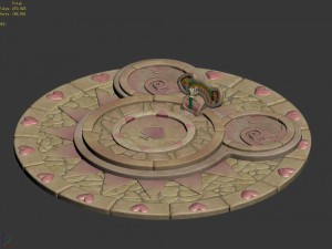 disney main city - mickey platform 03 3Dモデル