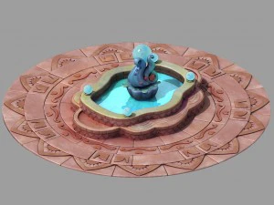 disney ana şehri - &ccedil;eşme 02 3D Model