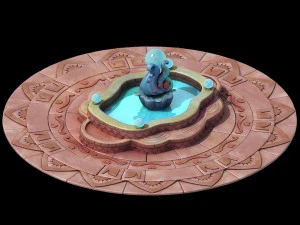 disney ana şehri - &ccedil;eşme 02 3D Model