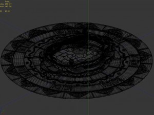 disney main city - fountain 02 Modelo 3D