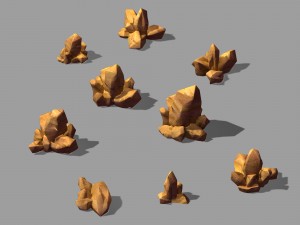 disney main city - stone 03 Modelo 3D