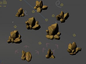 disney main city - stone 03 3D Model
