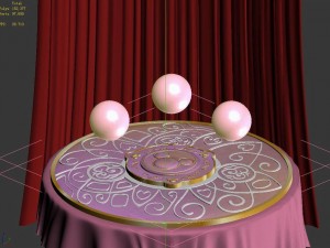 disney main city - crystal ball 03 3D Модель