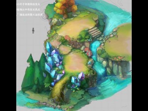 disney main city - cliff 03 3D Model