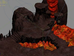 hell - stone mountain - magma 06 Modèle 3D