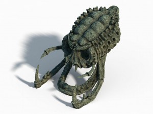 monster skull - hole Modello 3D