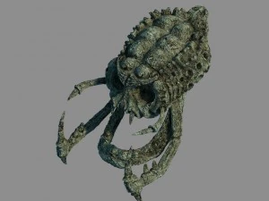 monster skull - hole 3D Model
