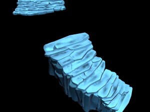 cold chamber - stairs 01 Modello 3D